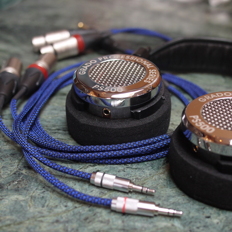GRADO RS-1 PS500 3.5mmデタッチャブル化 専用ケーブル製作 Mogami2534