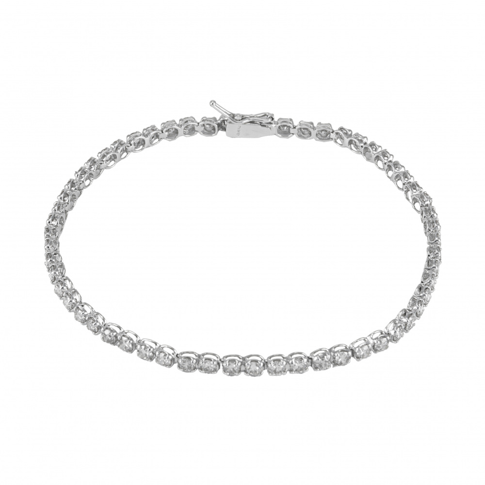 プラチナ900 プラチナ850 ダイヤモンド テニス ブレスレット J360896