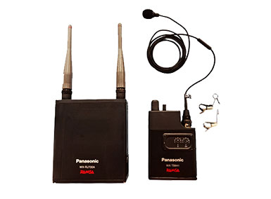 RAMSA WX-TB841+WX-RJ700A(B帯1波/ワイヤレスピンマイク)｜撮影機材