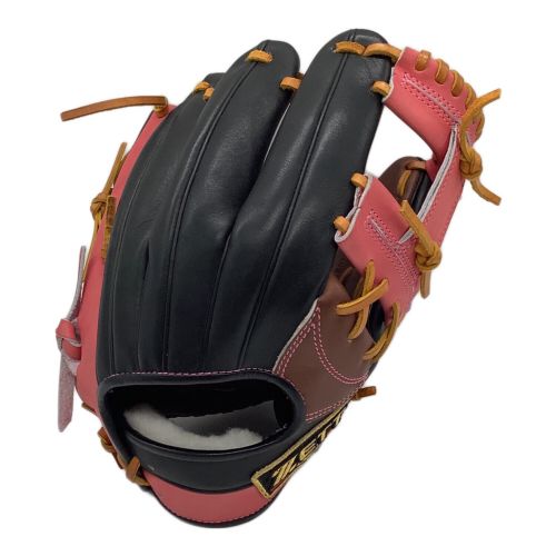 ZETT (ゼット) 軟式グローブ ピンク ケース付き プロステイタス プロ