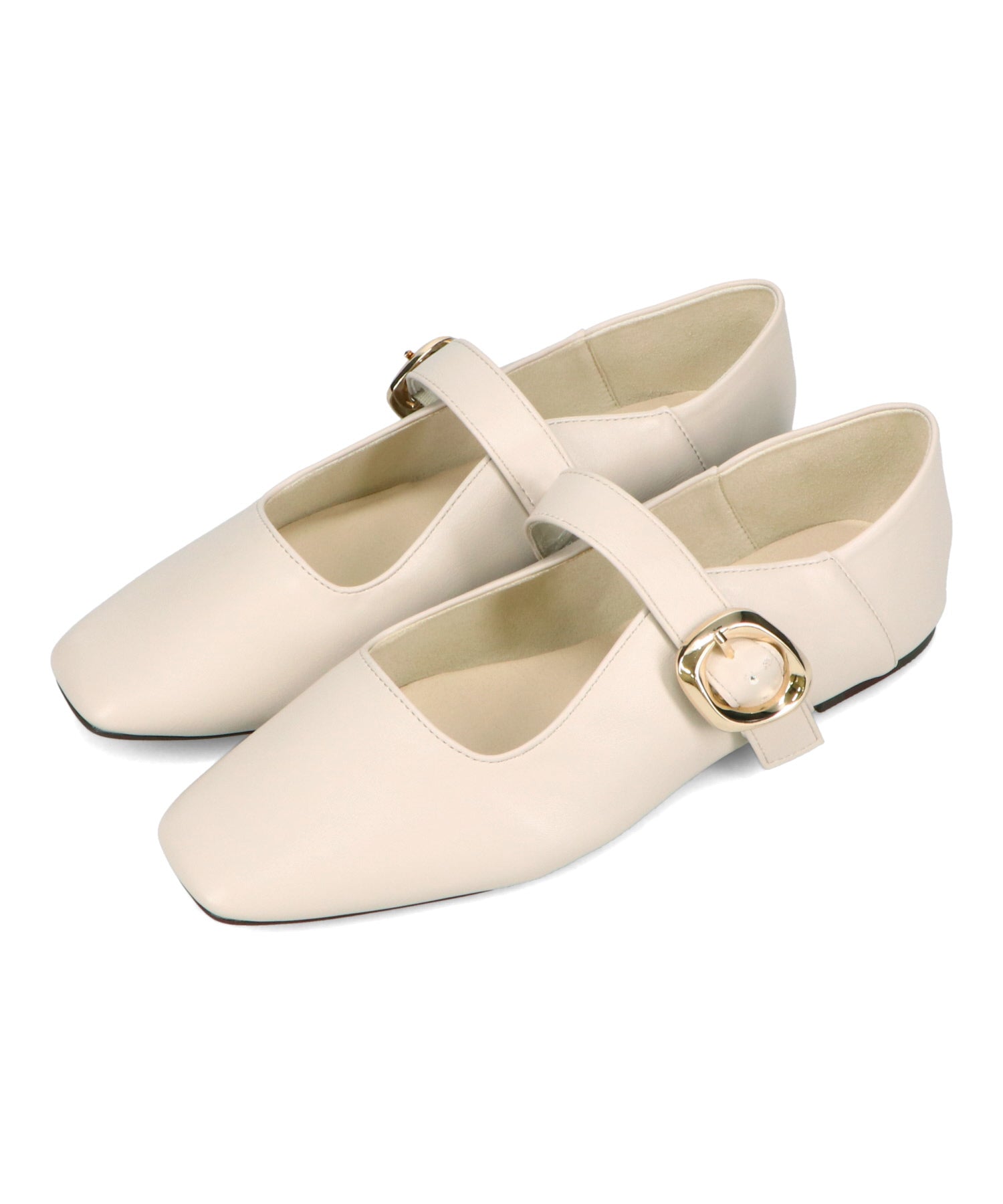 カタログ掲載アイテム】柔らかストラップフラットパンプス/52317