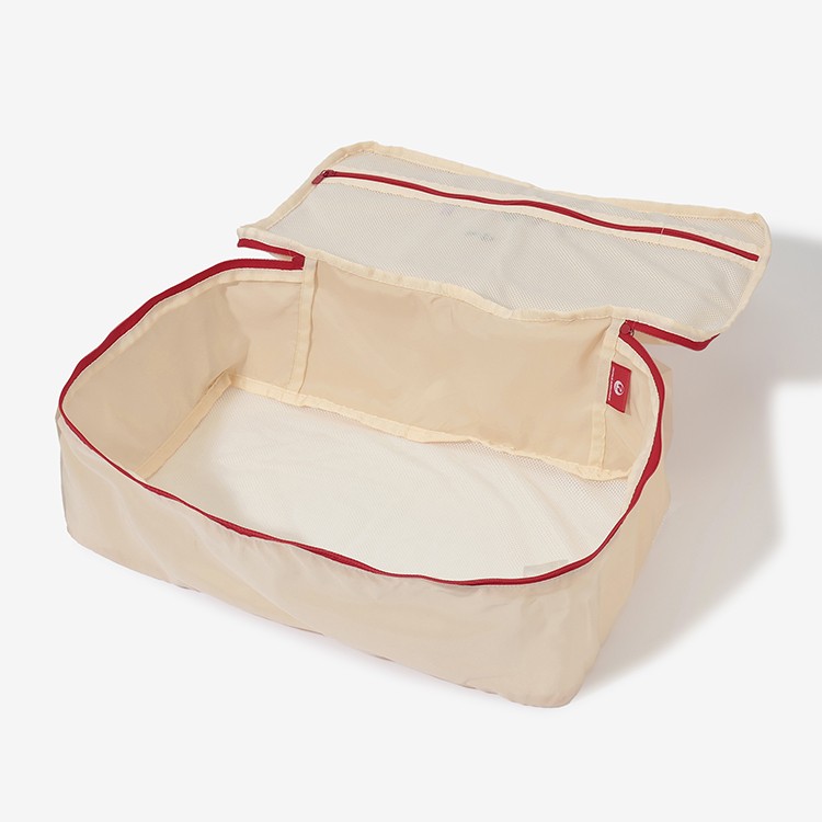 ファミリア JAL メッシュ パッキングケースM（グレー） レア 1点のみ