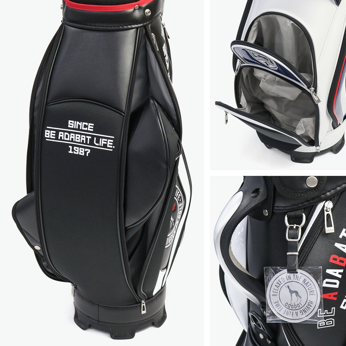 アダバット キャディバッグ メンズ レディース 軽量 軽い かっこいい