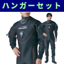 mic21ダイビングショップ[ GRUSH ] GRUSH ドライスーツ メンズ BK