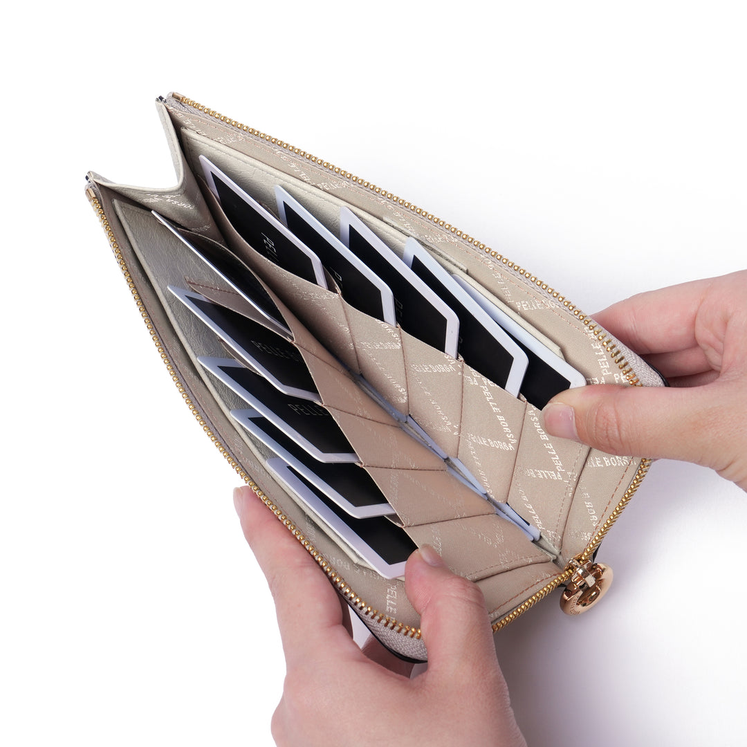 L字ファスナーコンパクト長財布 Minato 3500 – ペレボルサ公式