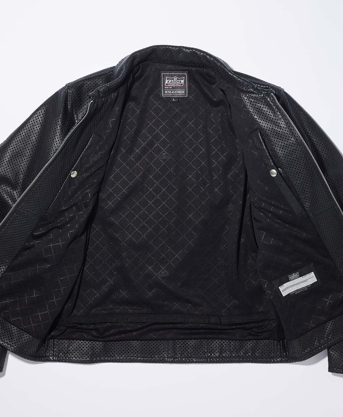 革ジャン パンチング レザージャケット｜カドヤ公式オンラインショップ