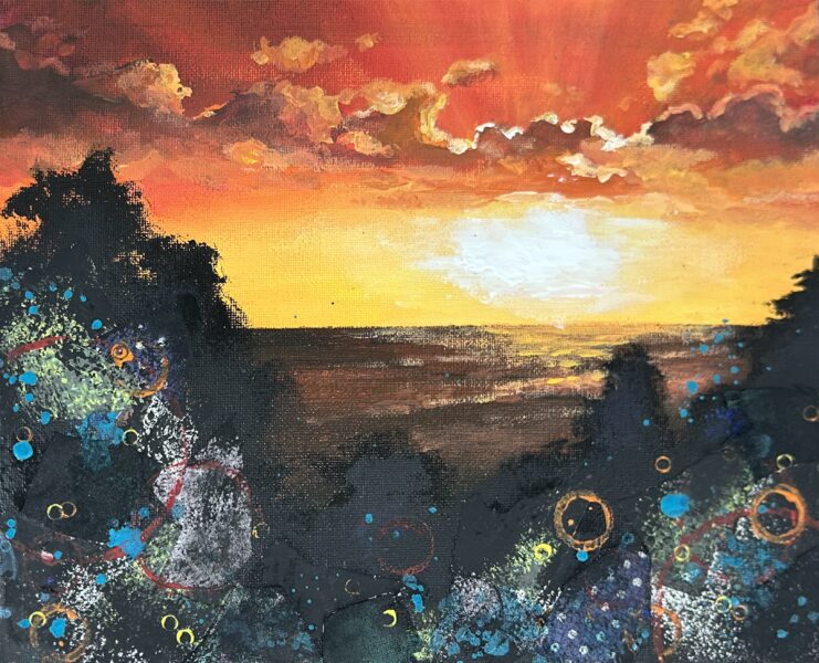 アクリル絵の具で油絵風技法の描き方:初心者にもわかる塗り方を解説