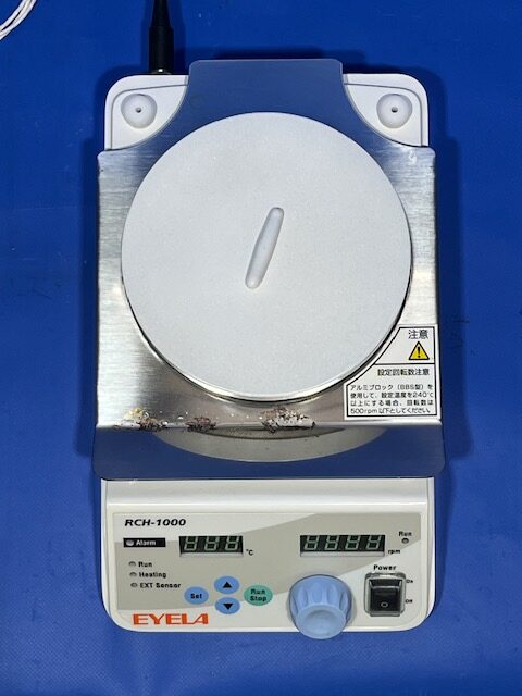 3163【東京理化器械】ホットプレート付マグネチックスターラー 型番