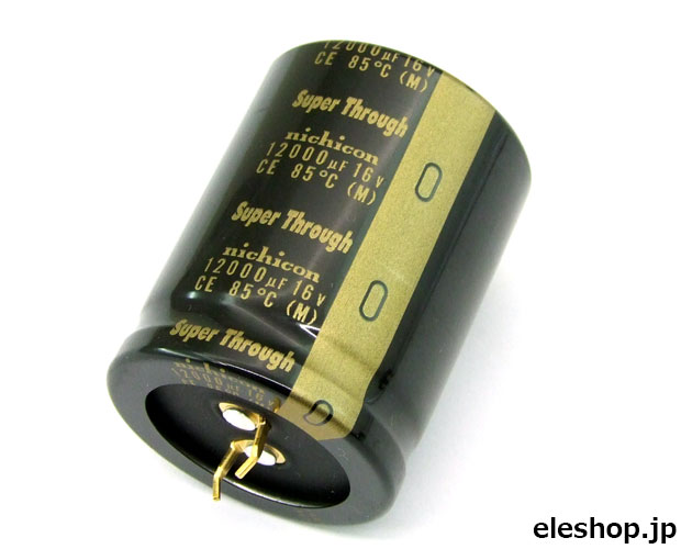オーディオ機器電源平滑用電解コンデンサKGシリーズ/Super Through 16V