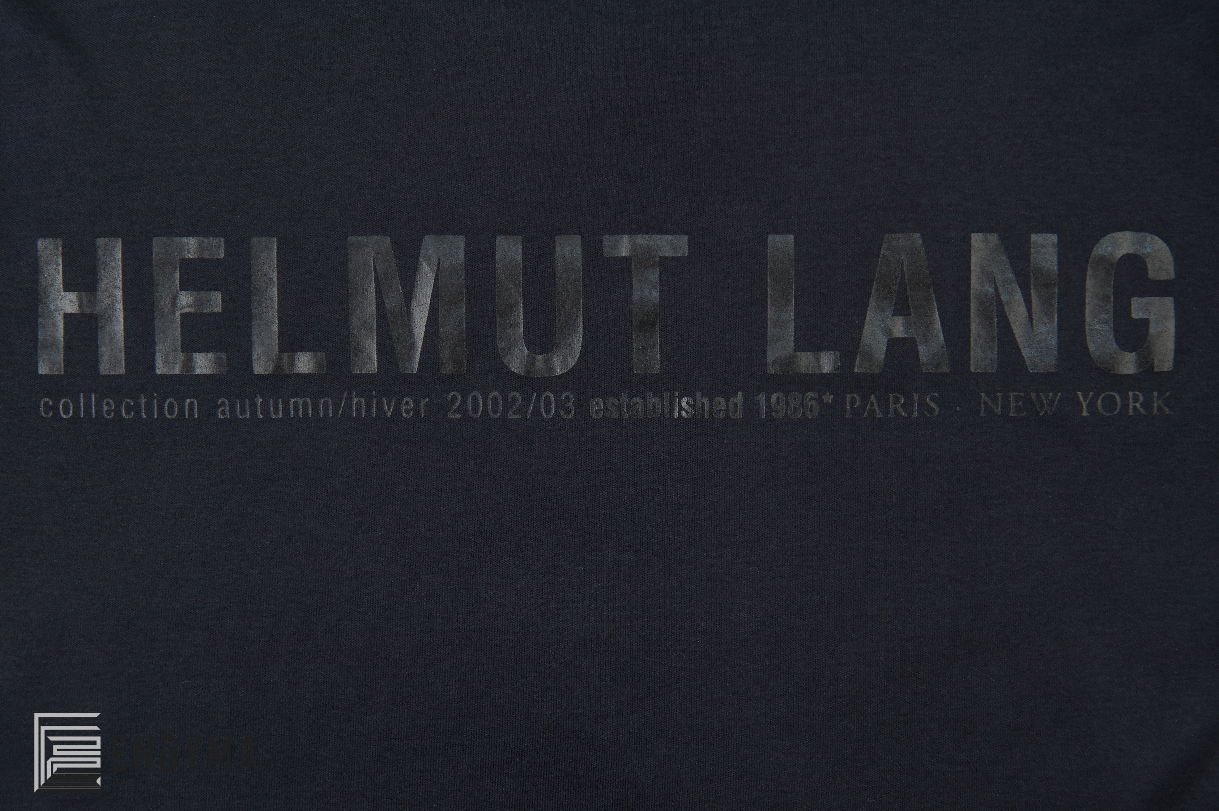 Helmut Lang 2002 Structured Extrafine Jersey Backstage T-Shirt