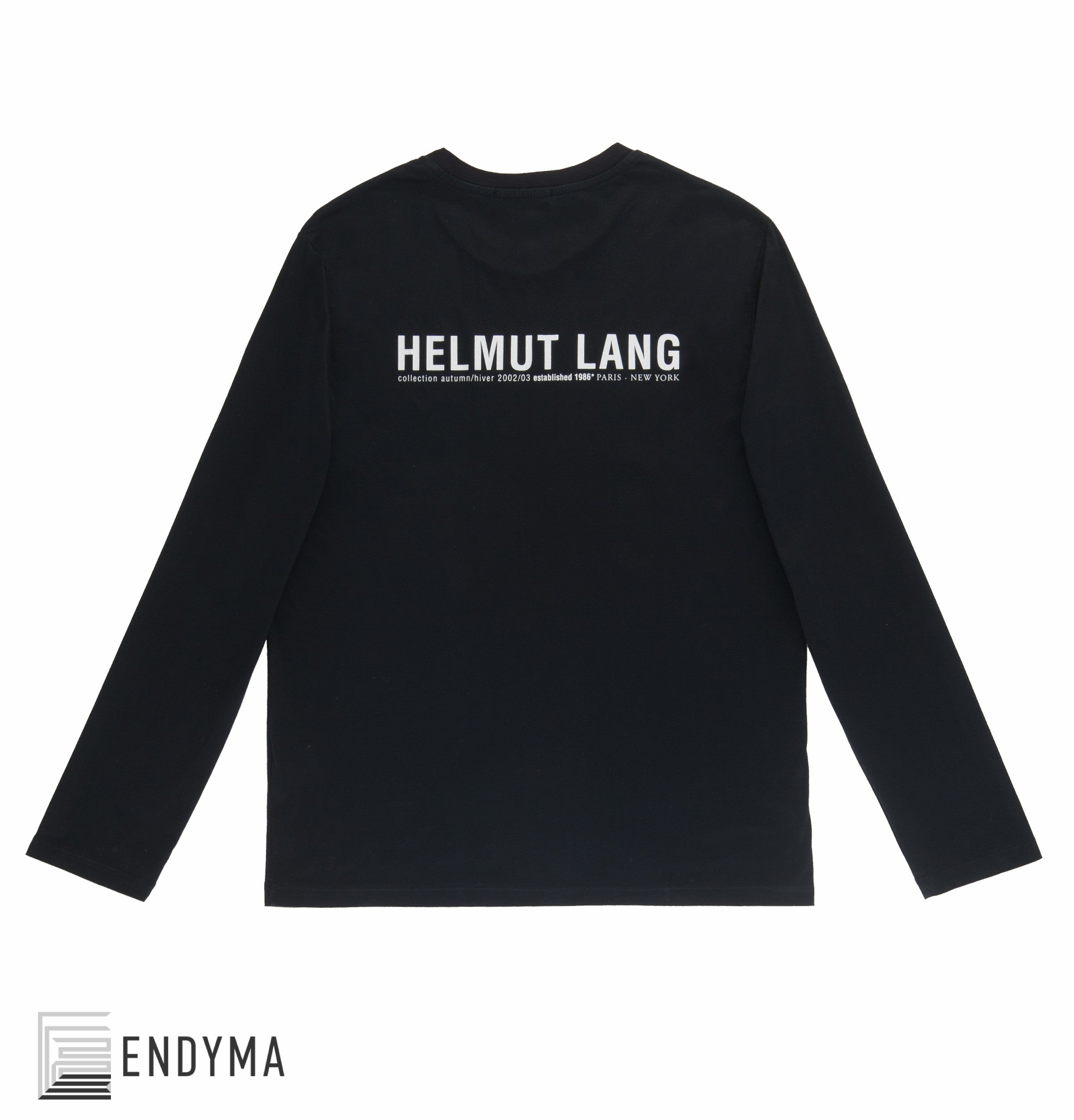 Helmut Lang 2002 Fine Jersey Backstage T-Shirt with Geometric
