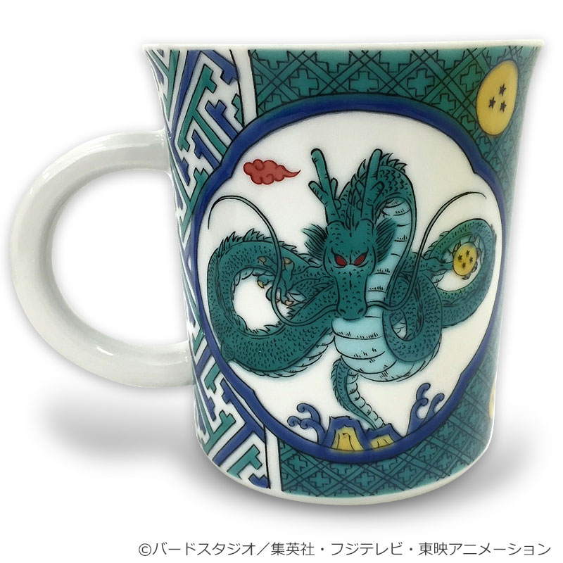 フジテレビ限定】ドラゴンボール 九谷焼マグカップ 開運七龍珠図