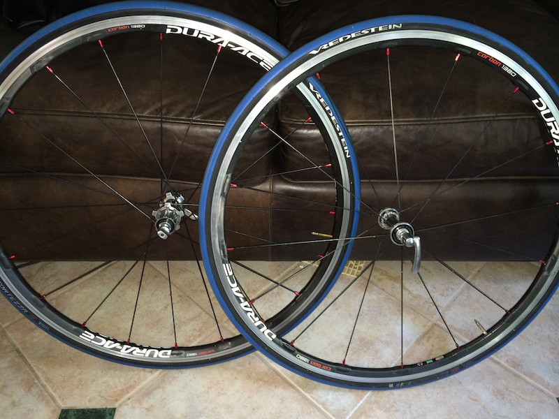 2010 Dura Ace 1380 Carbon Wheelset 10sp (wh-7850-c24) For Sale