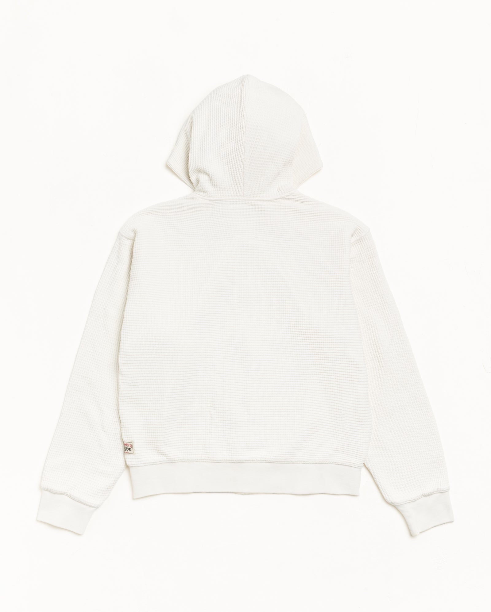 Double Layer Waffle Zip Hoodie – Off White | Tops | Stüssy Europe