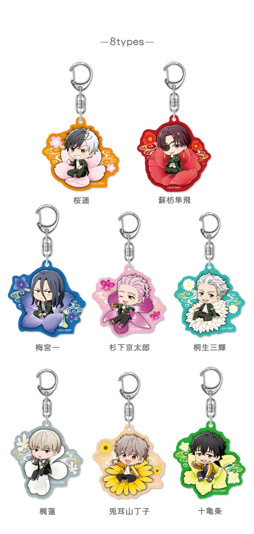 凪のあすから アクリルキーチェーン アクリルキーホルダー 8種 凪の