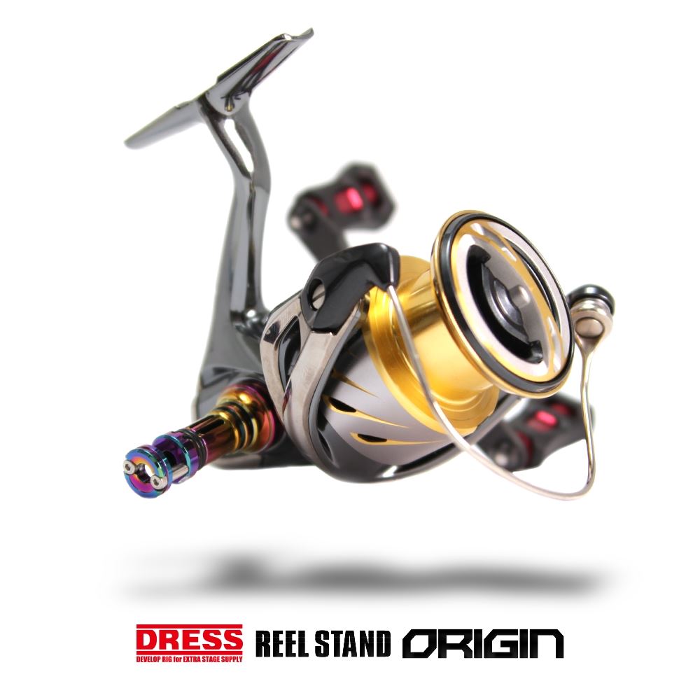 DRT バリアルスピン ダイワ シャンパンゴールドカスタム リール