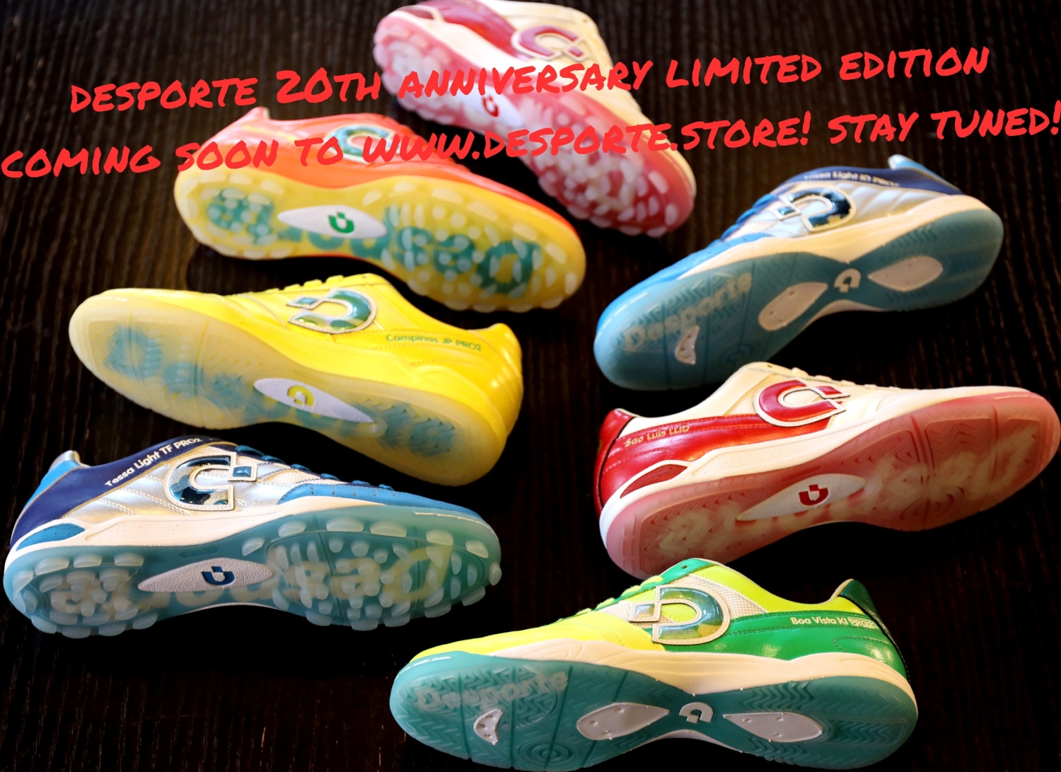 Desporte（デスポルチ）】フットサルシューズ「20周年限定モデル」発売