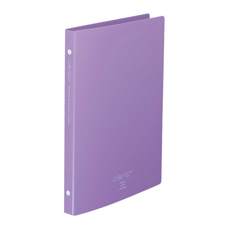 リヒトラブ 〕CUBE FIZZ バインダー パープル(パープル): ビジター表示