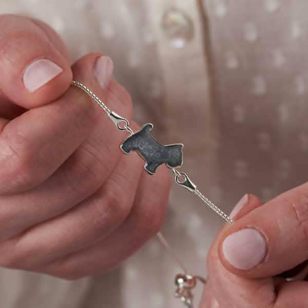 Dog Ashes Bracelet | .925 Silver | Free UK Delivery