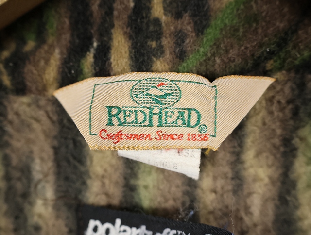 80s 90s 80年代 90年代 レッドヘッド 総柄 アメリカ製 フリース