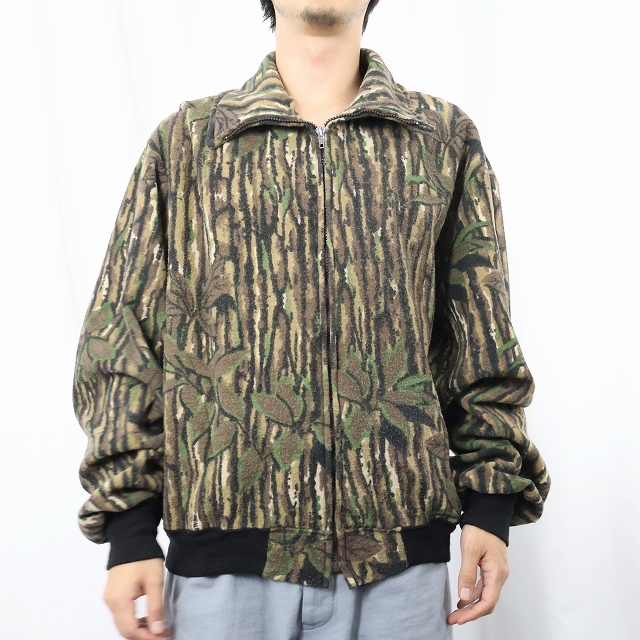 80s 90s 80年代 90年代 レッドヘッド 総柄 アメリカ製 フリース