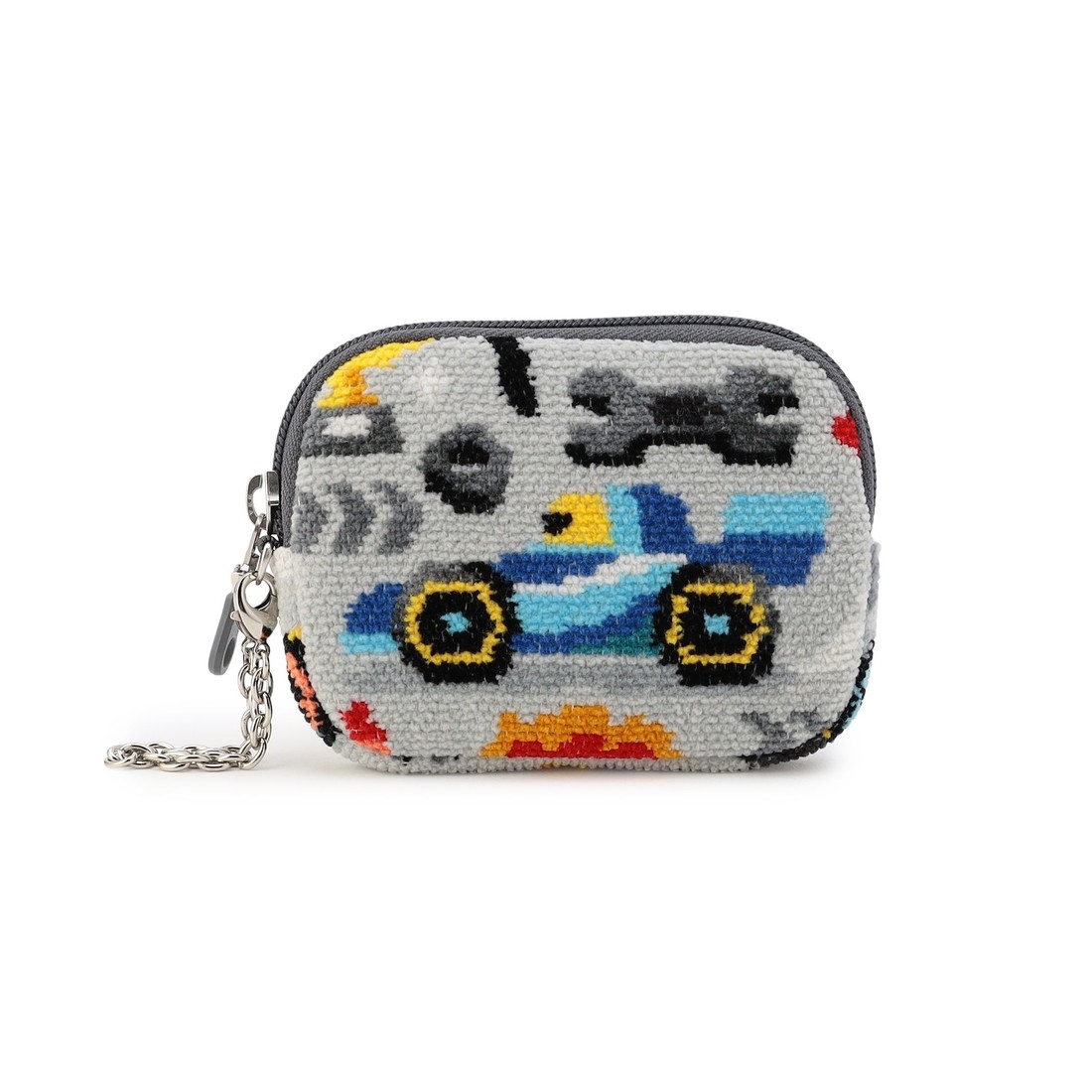 ラブラリーサーキット チャームポーチ L/LCI-260275(シルバーグレー