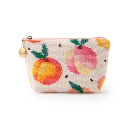 ピーチドット ポーチ L/PCD-233026（WEB限定）(ペールピンク