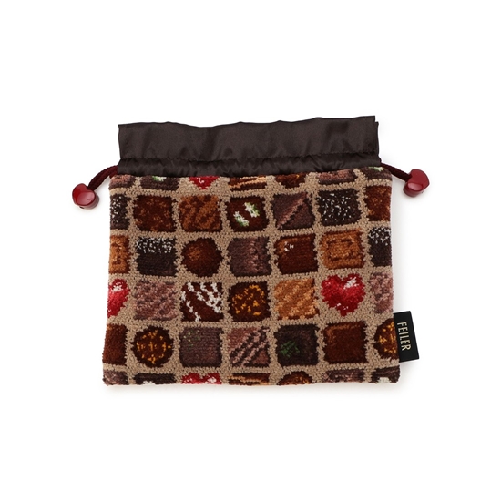 コフレドゥショコラ 巾着 FDC-257061(ベージュ): FEILER｜フェイラー