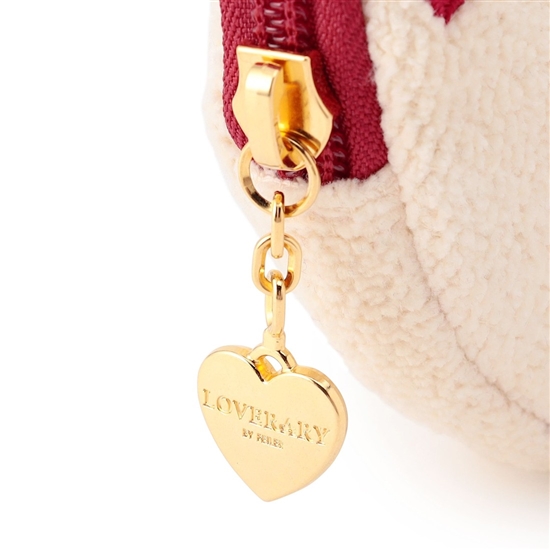 ラブラリーハート ハート型ポーチ L/LRH-243239(アイボリー): LOVERARY