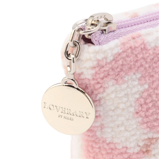 モフモフネコチャン 舟型ポーチS L/MNC-260280(ペールピンク