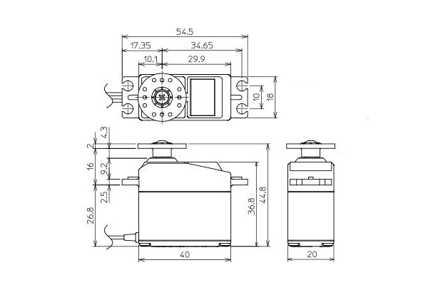 Futaba S.Bus2 BLS276SV Ultra Speed 7.4V Brushless Servo
