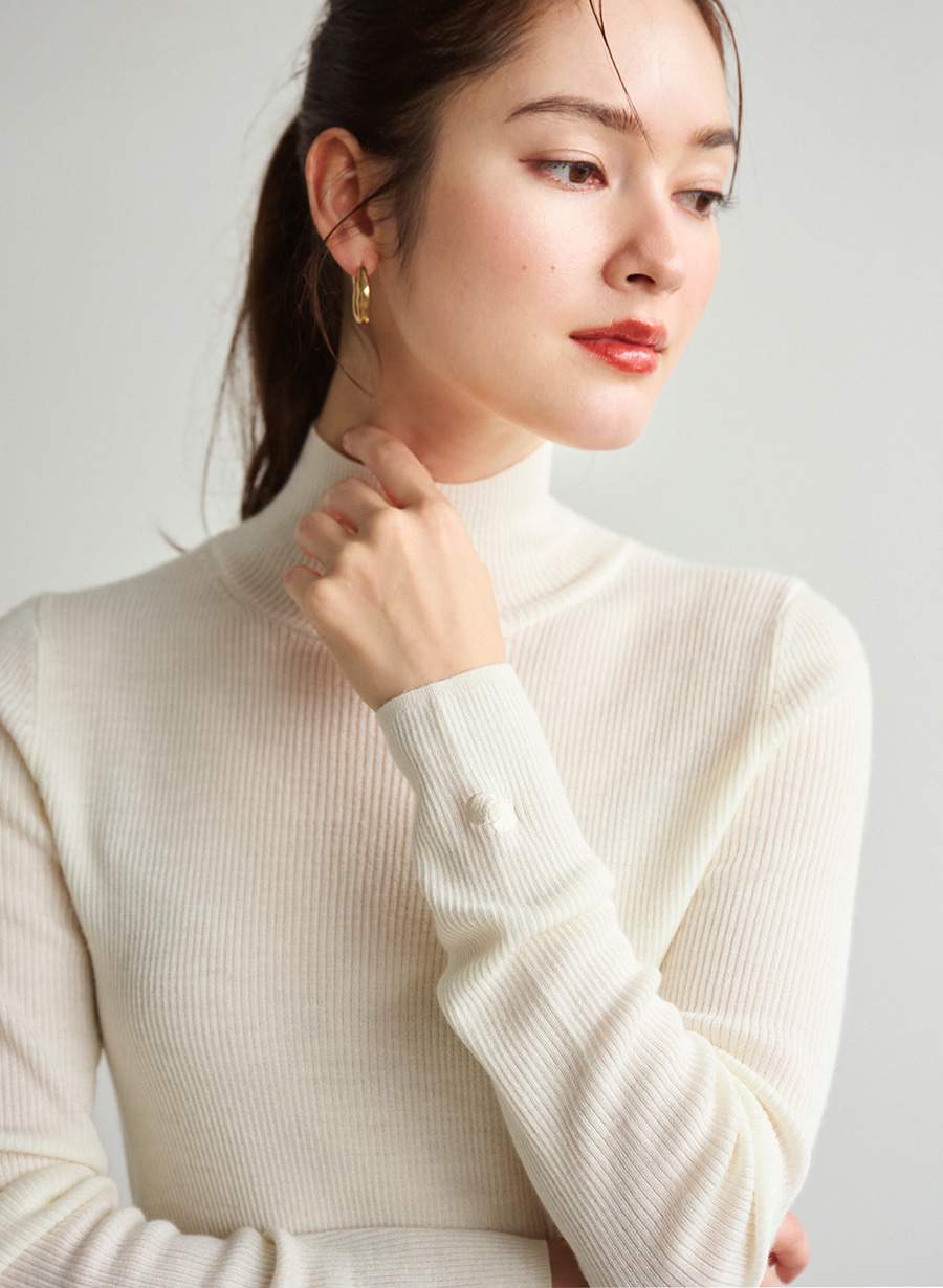 シアーハイネックニットプルオーバー｜LOUNIE（ルーニィ）公式サイト