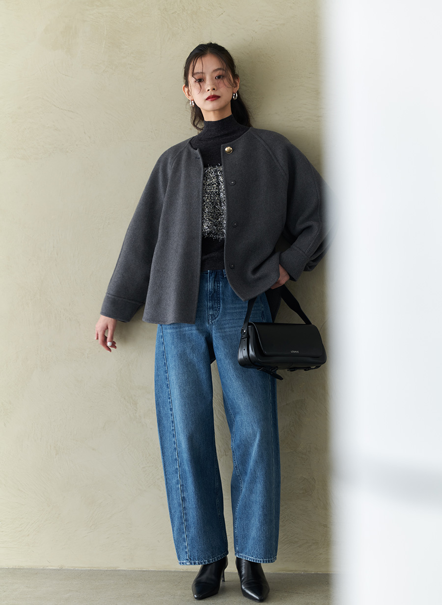 シアーハイネックニットプルオーバー｜LOUNIE（ルーニィ）公式サイト