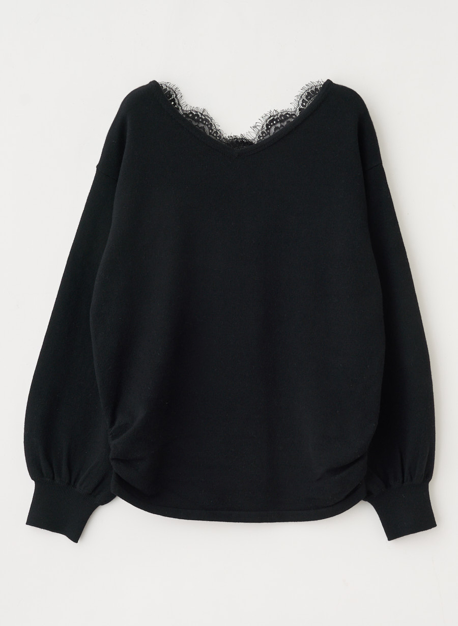 レース付きニットプルオーバー｜LOUNIE（ルーニィ）公式サイト／公式