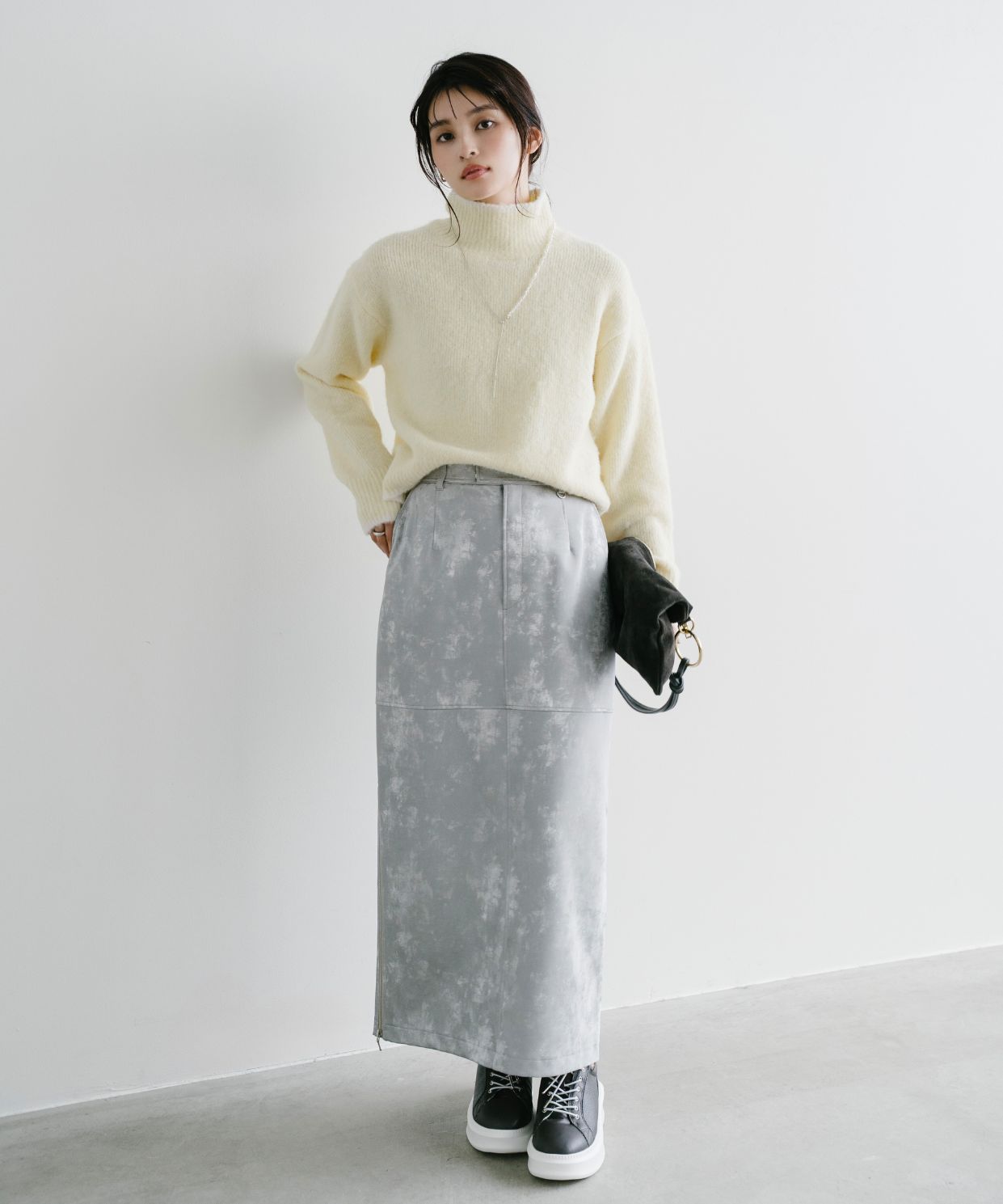 合成皮革タイトスカート｜Stola.（ストラ）公式通販サイト
