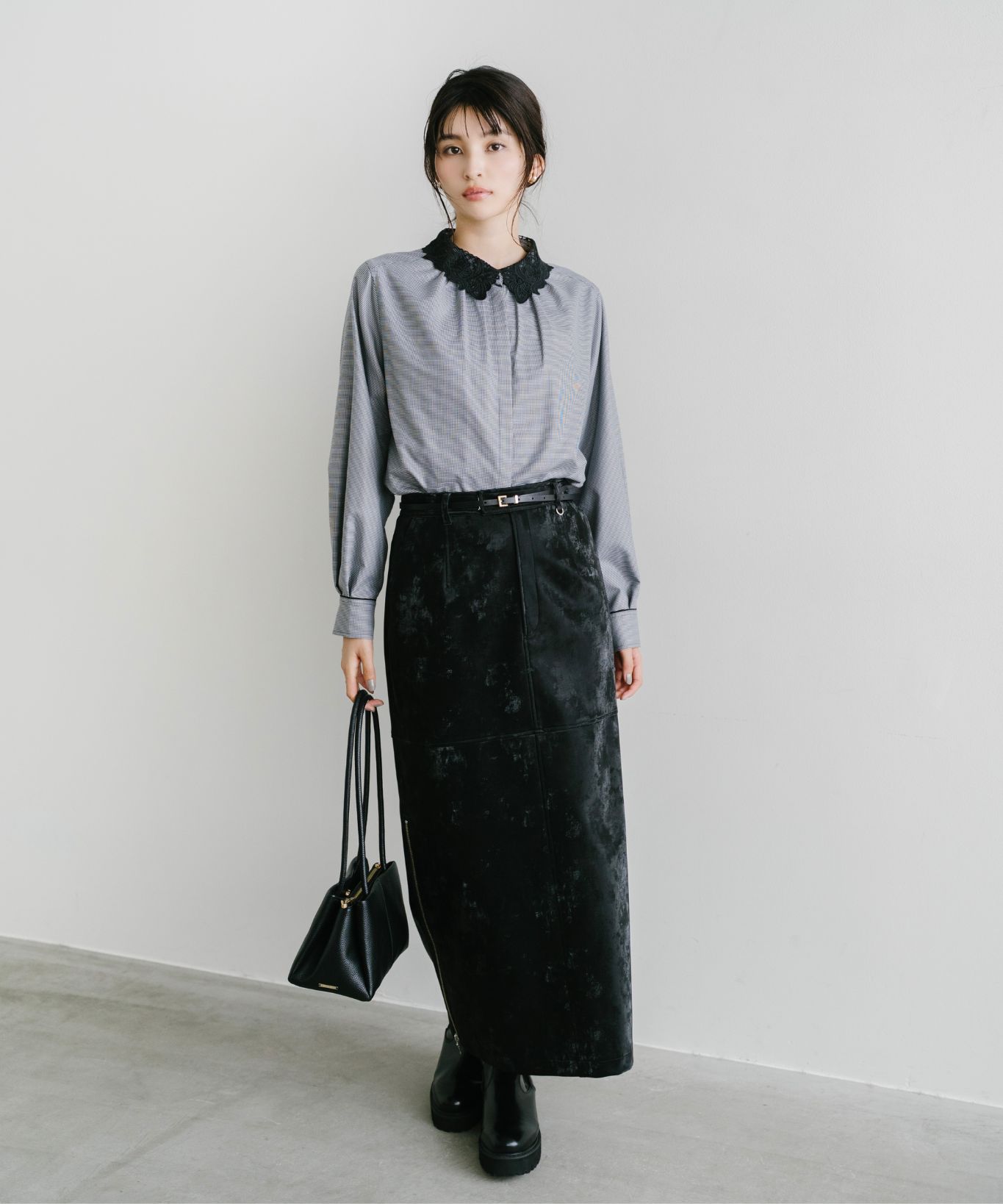 合成皮革タイトスカート｜Stola.（ストラ）公式通販サイト