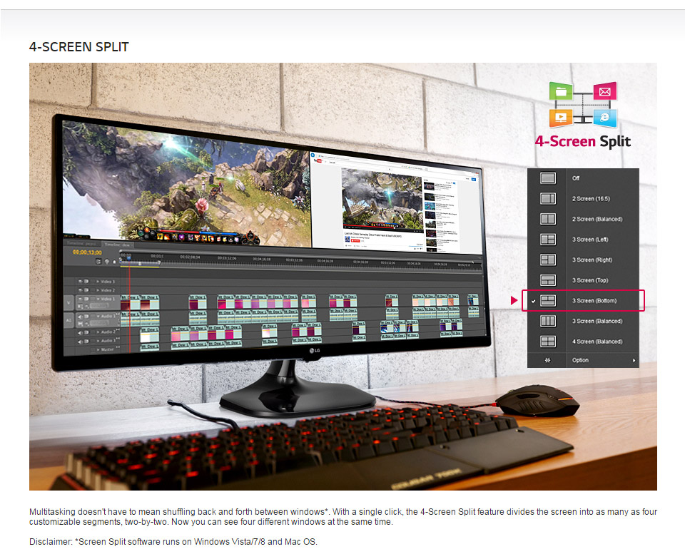 Buy LG 29UM57-P 29in Ultrawide IPS LED Gaming Monitor [29UM57-P
