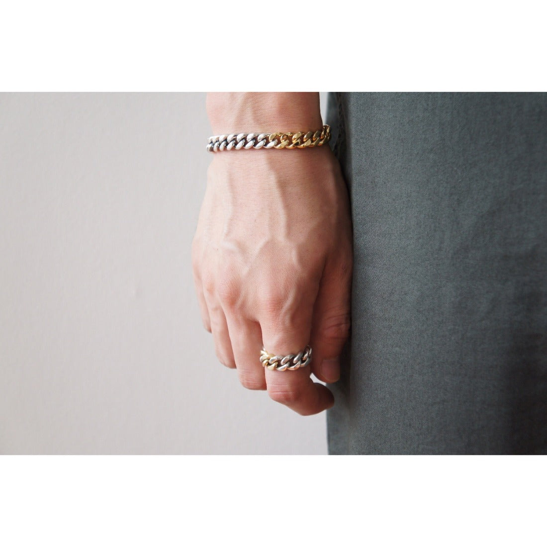 Curb Chain Combination Ring