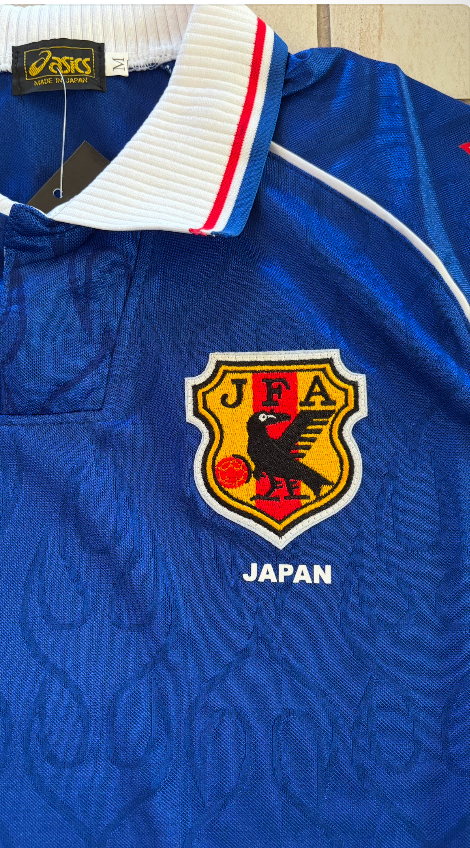 Asics Japan 1998 World Cup Home Jersey Vintage Retro 