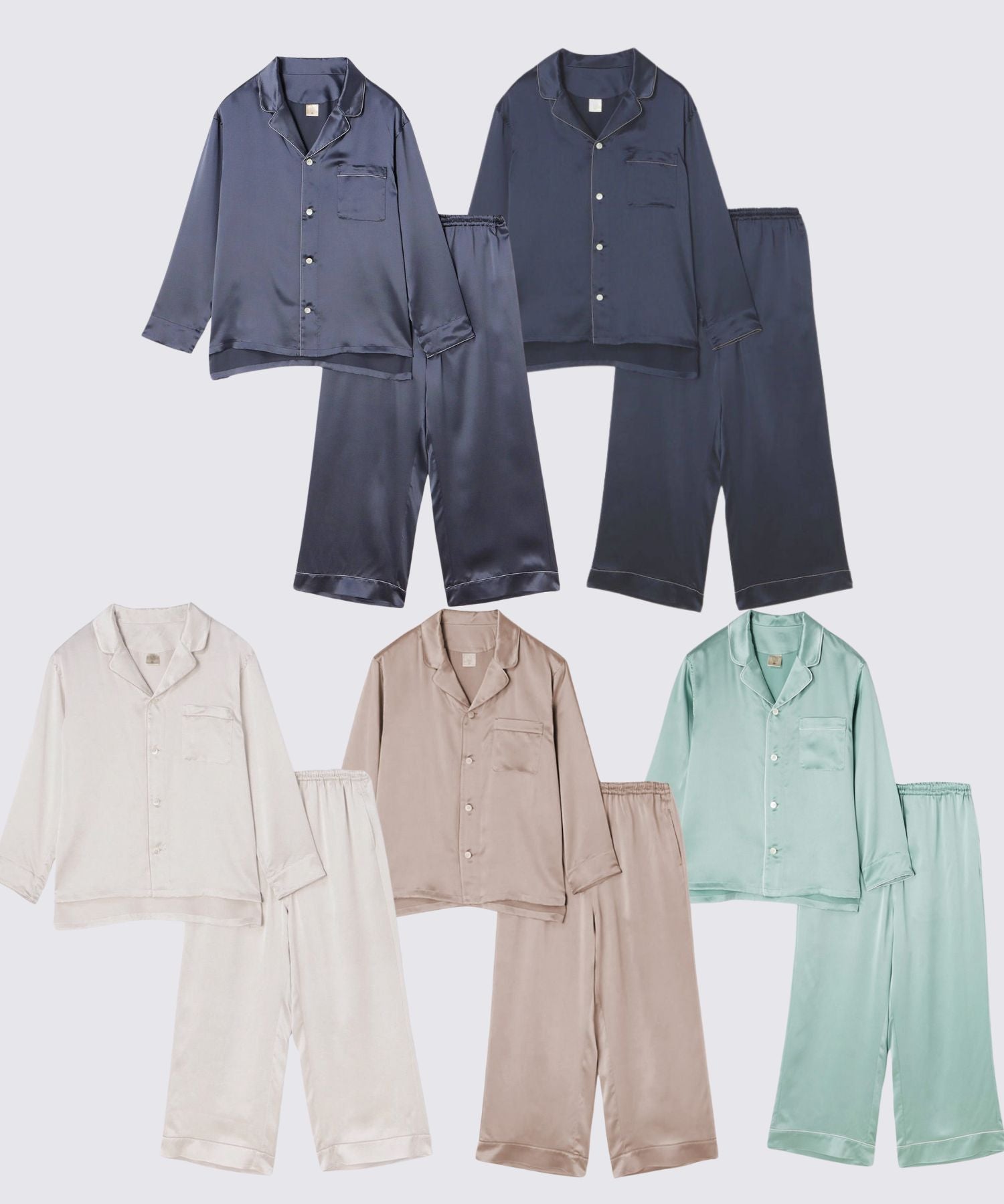 Foo Tokyo 公式ストア | 【セットアップ】シルクパジャマ ミントグリーン