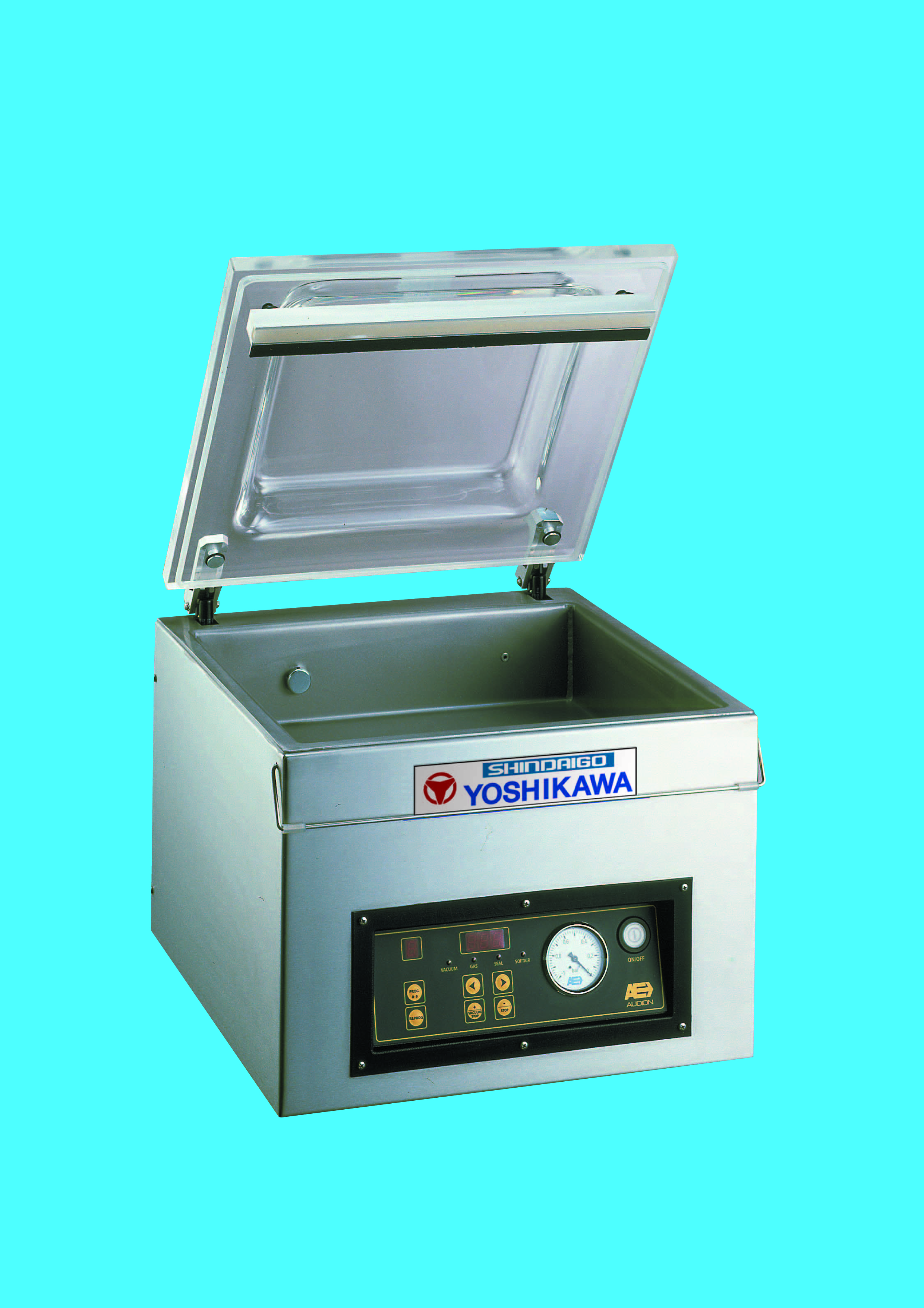 株式会社トーヨー 横入れ連続（真空）包装機ストレート型ツインタイプ