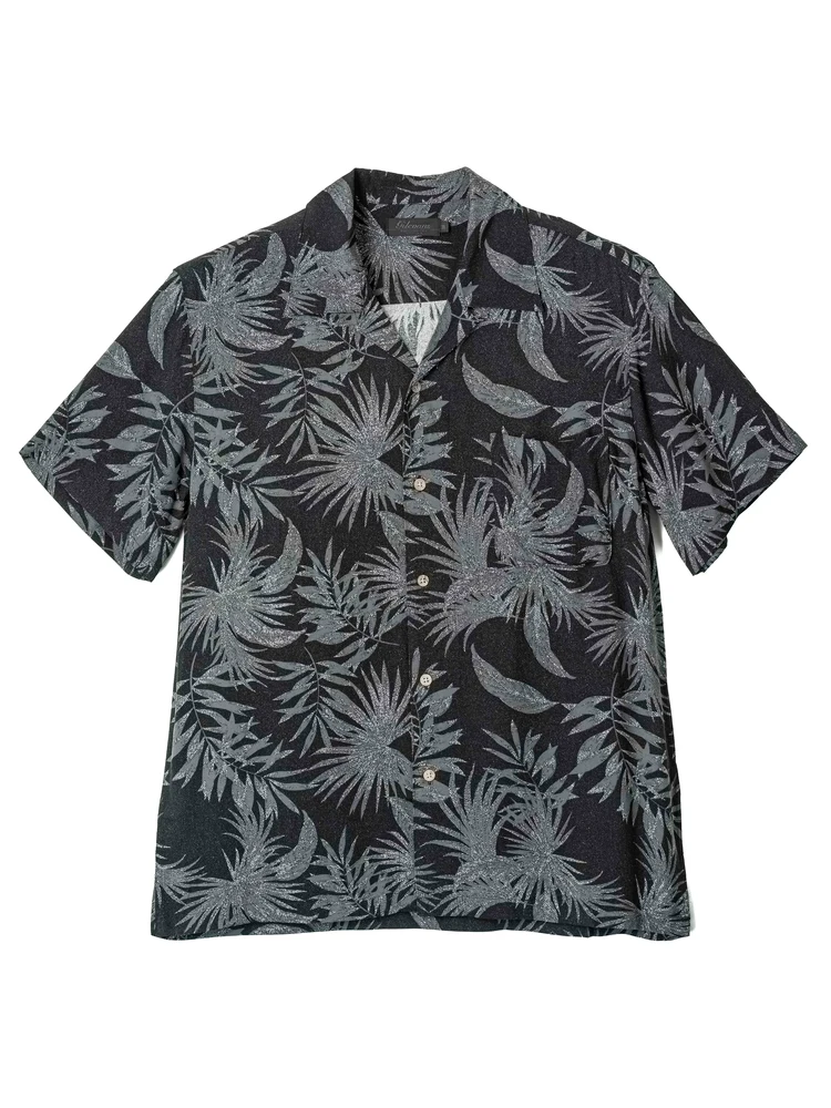 M．グレー レーヨンアロハシャツ | フォーエル公式通販