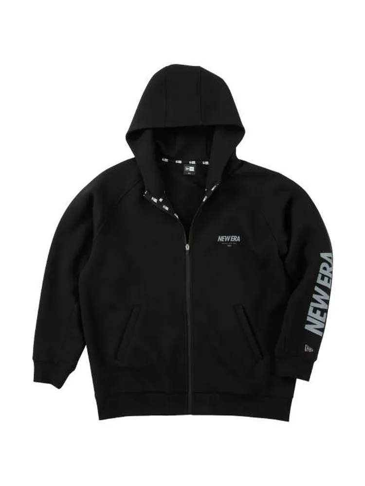 ブラック 【NEW ERA(ニューエラ)】テックスウェットフルジップパーカー