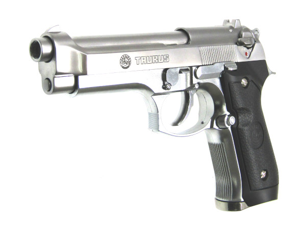 WE-TECH: ハンドガン本体 M92 TAURUS 刻印 樹脂フレーム シルバーの