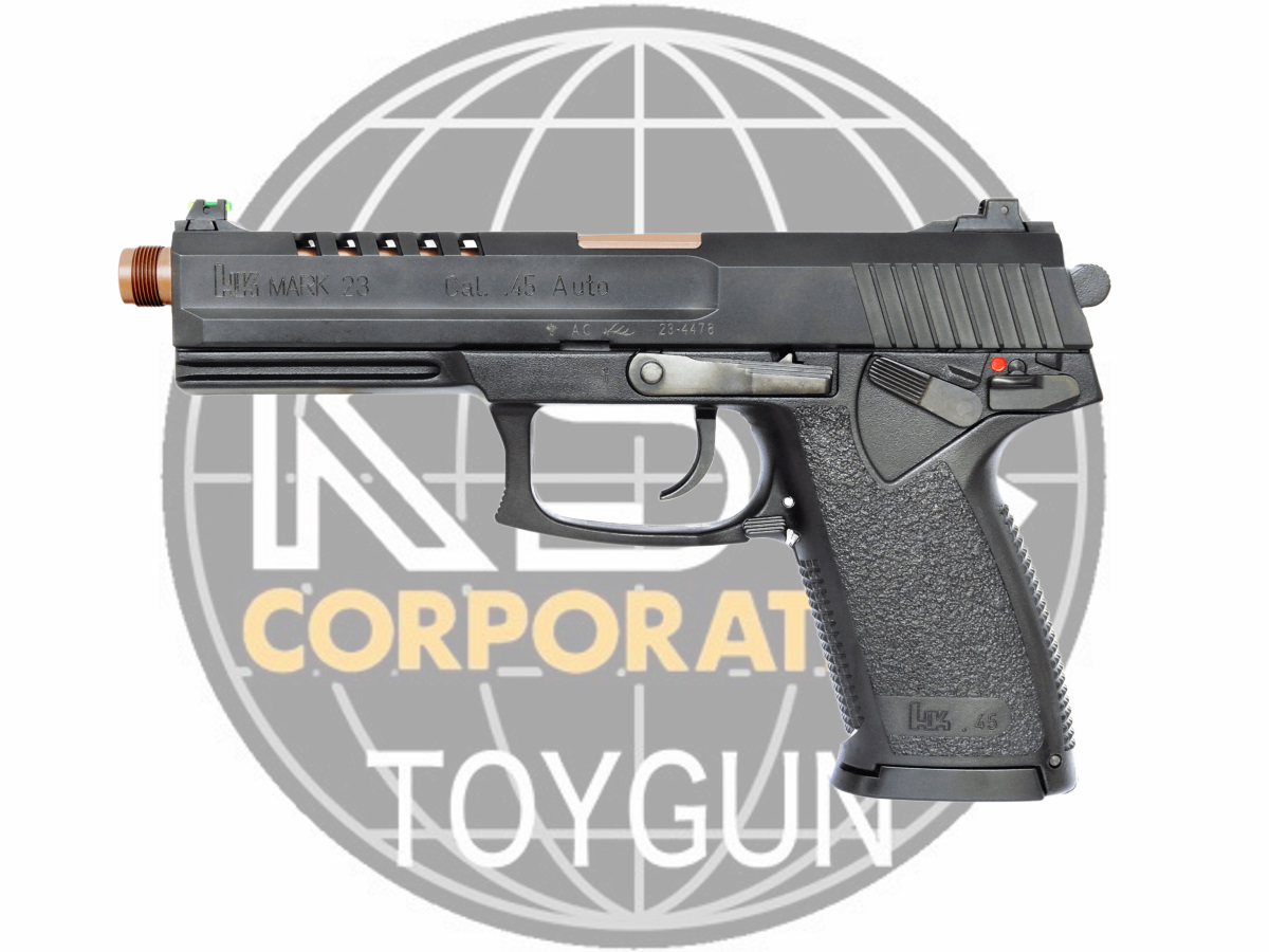 KSC: CO2ブローバックハンドガン本体 Mk23コマーシャルガンポート