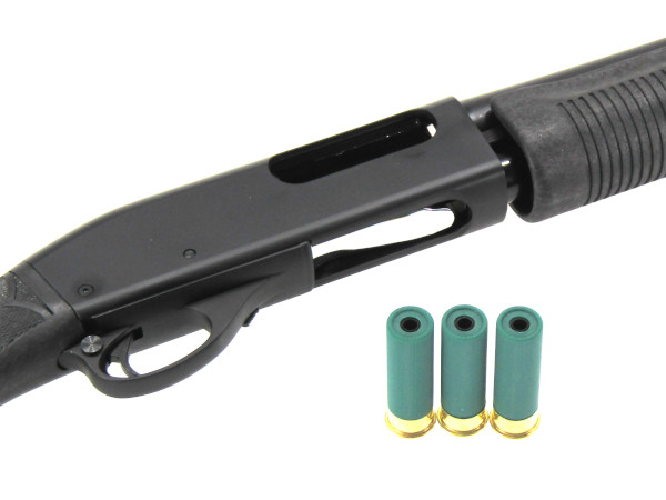 マルゼン: ガスショットガン本体 M870 ブラックバージョン - フォート