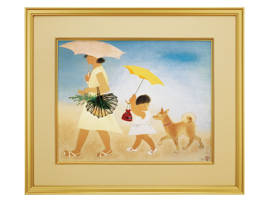 文化勲章受章】小倉遊亀『径』彩美版®シルクスクリーン手刷り