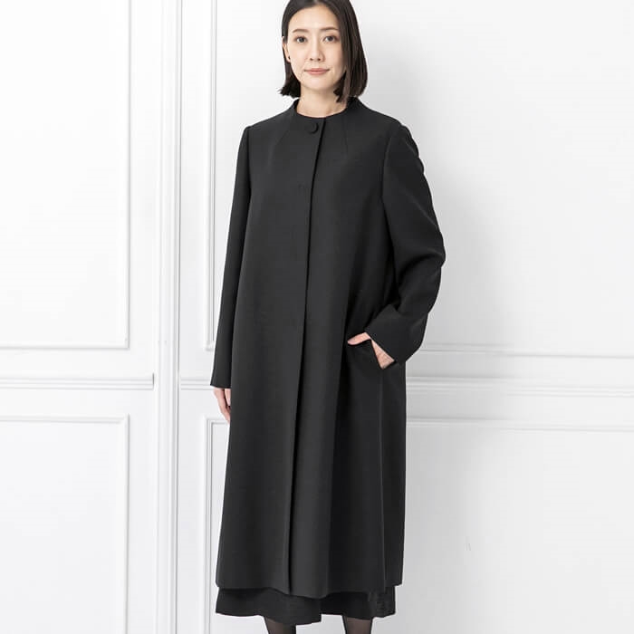 ライナー付きフォーマルコート 9号・ブラック｜東京ソワール