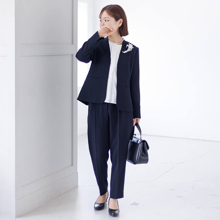 セレモニースーツ ネイビーの通販｜東京ソワールオンラインストア