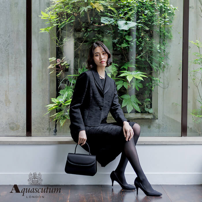 J∞QUALITY/ヘチマ襟のスーツ 11号・ブラック｜東京ソワール